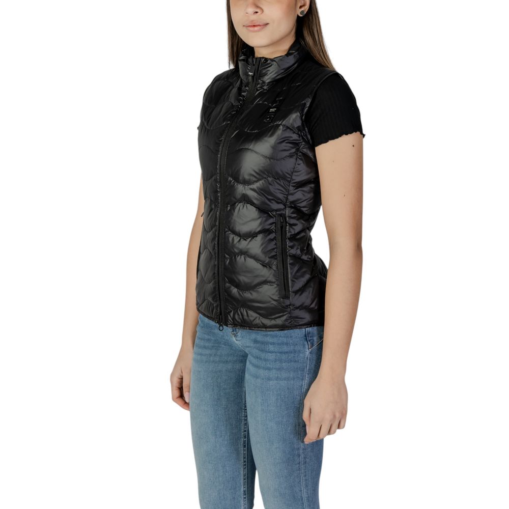 Blauer Black Polyamide Sleveless Jacket 1728,71956299936,Black,Blauer,Clothing,IT38|XS,IT44|L,Jackets & Coats - Clothing,New with tags,Sleveless Jacket - Jackets & Coats - Clothing,Women