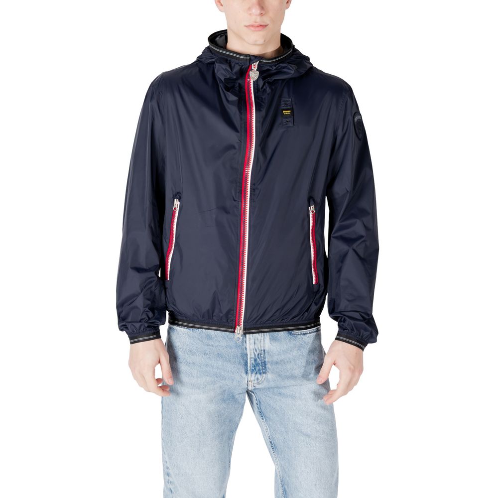 Blauer Blue Polyamide Shell Jacket 1728,3XL,71956299936,Blauer,Blue,Clothing,IT48 | L,Jackets & Coats - Clothing,Men,New with tags,Shell Jackets - Jackets & Coats - Clothing