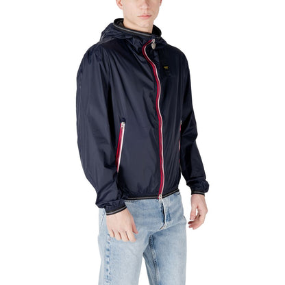 Blauer Blue Polyamide Shell Jacket 1728,3XL,71956299936,Blauer,Blue,Clothing,IT48 | L,Jackets & Coats - Clothing,Men,New with tags,Shell Jackets - Jackets & Coats - Clothing