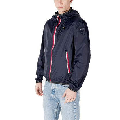 Blauer Blue Polyamide Shell Jacket 1728,3XL,71956299936,Blauer,Blue,Clothing,IT48 | L,Jackets & Coats - Clothing,Men,New with tags,Shell Jackets - Jackets & Coats - Clothing