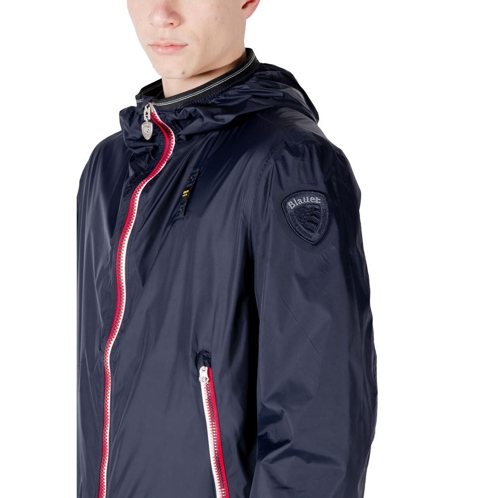 Blauer Blue Polyamide Shell Jacket 1728,3XL,71956299936,Blauer,Blue,Clothing,IT48 | L,Jackets & Coats - Clothing,Men,New with tags,Shell Jackets - Jackets & Coats - Clothing