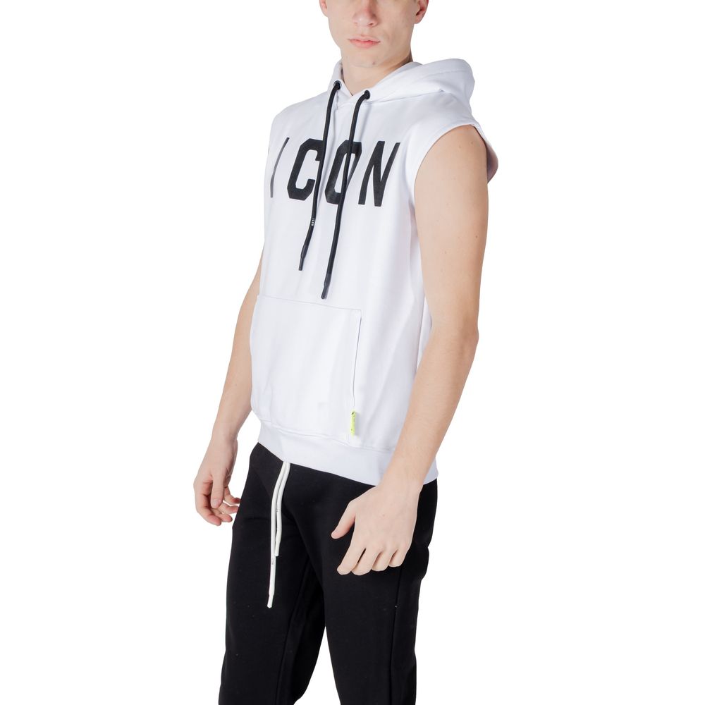 Icon White Cotton Hoodie 1728,71956299936,Clothing,Hoodies - Sweaters - Clothing,Icon,IT42 | XS,IT44 | S,IT46 | M,IT48 | L,Men,New with tags,Sweaters - Clothing,White
