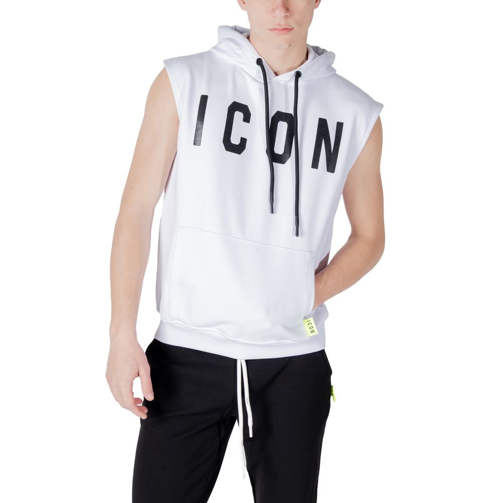 Icon White Cotton Hoodie 1728,71956299936,Clothing,Hoodies - Sweaters - Clothing,Icon,IT42 | XS,IT44 | S,IT46 | M,IT48 | L,Men,New with tags,Sweaters - Clothing,White