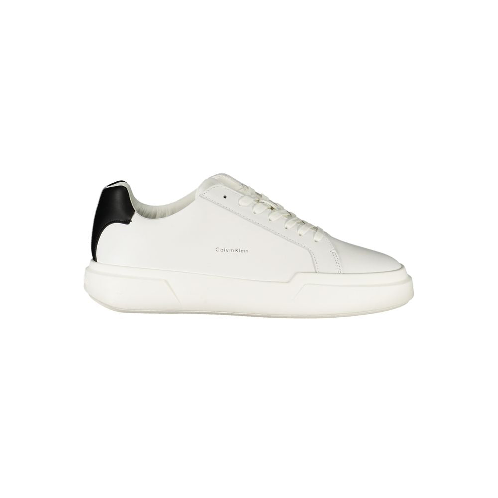 Calvin Klein Bianco Leather Men Sneaker