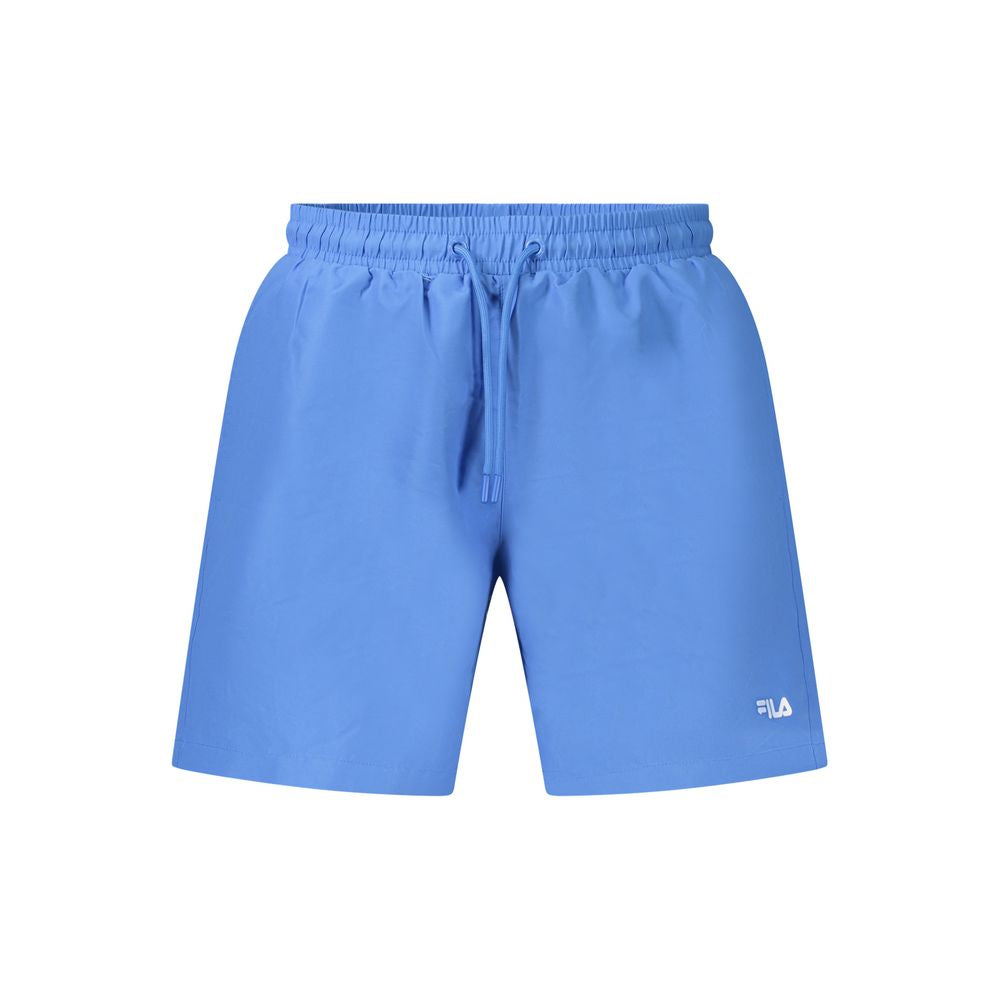 Fila Azzurro Polyester Men's Swim Boxer