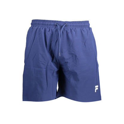 Fila Blu Polyester Men's Swim Trunk