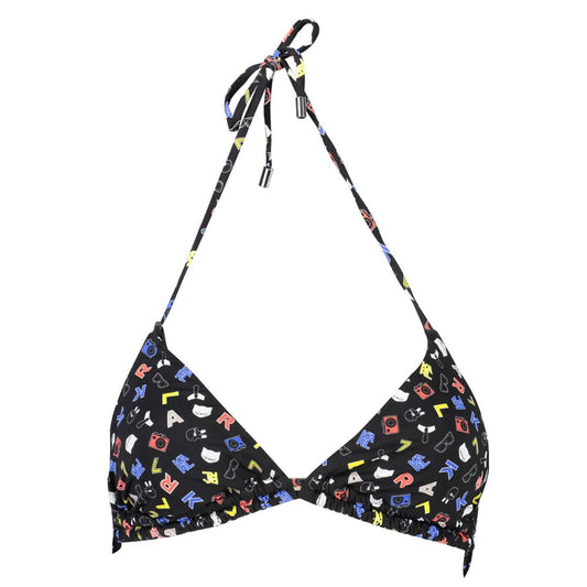 Karl Lagerfeld Black Polyamide Women's Swimsuit 1728,67403481248,Bikinis - Swimwear - Clothing,Black,Clothing,Karl Lagerfeld,New with tags,S,Swimwear - Clothing,Women,XS