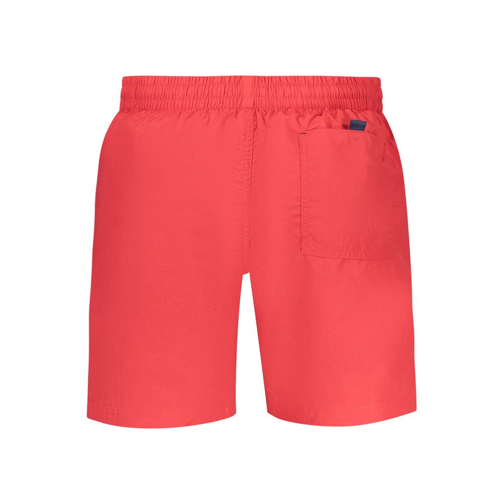 Norway 1963 Red Polyamide Swim Shorts