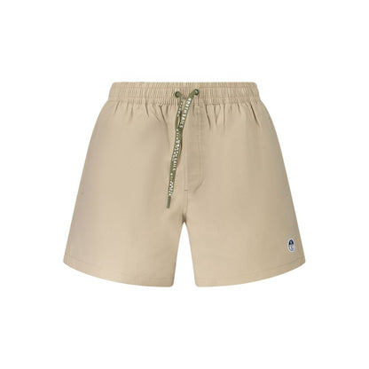North Sails Beige Nylon Men's Swim Trunk