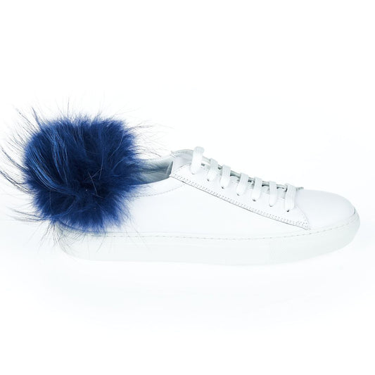 Mr&Mrs Italy White Lamb Leather Women Sneaker