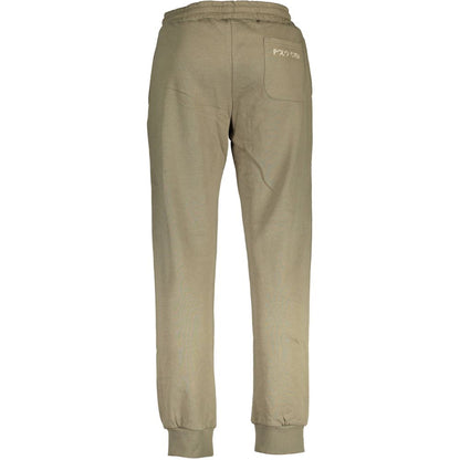 La Martina Verde Cotton Men Trackpant