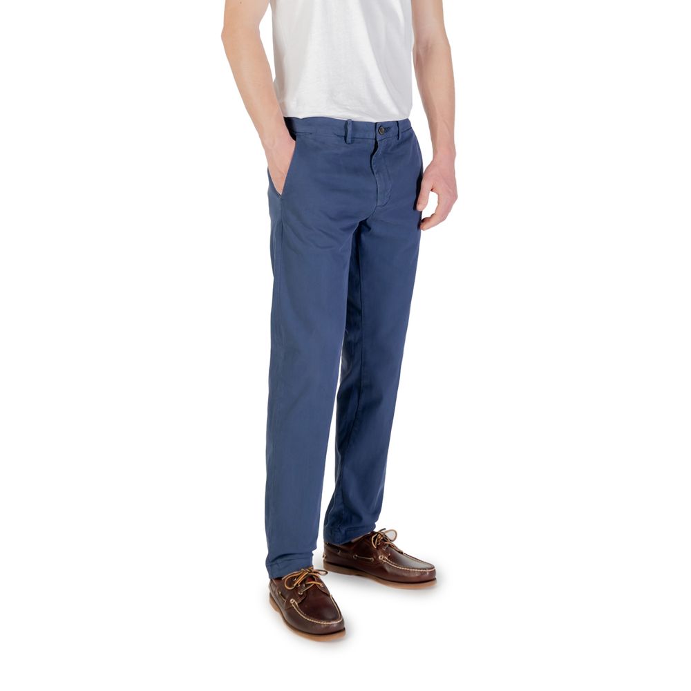 Borghese Blue Cotton Skinny Pants