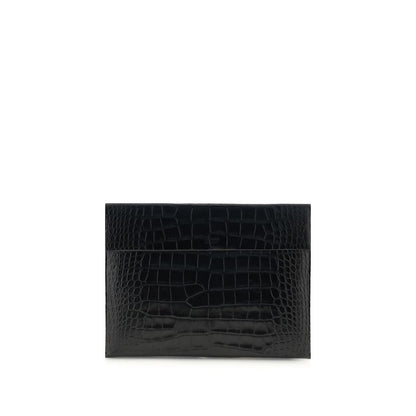Tom Ford Black Leather Clutch Bag