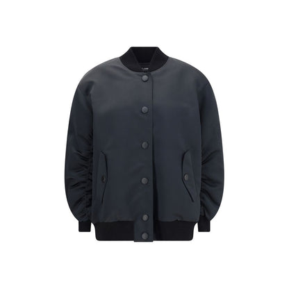 Dolce & Gabbana Black Polyester Bomber