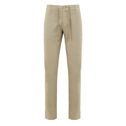 Jacob Cohen Beige Cotton Casual Pants