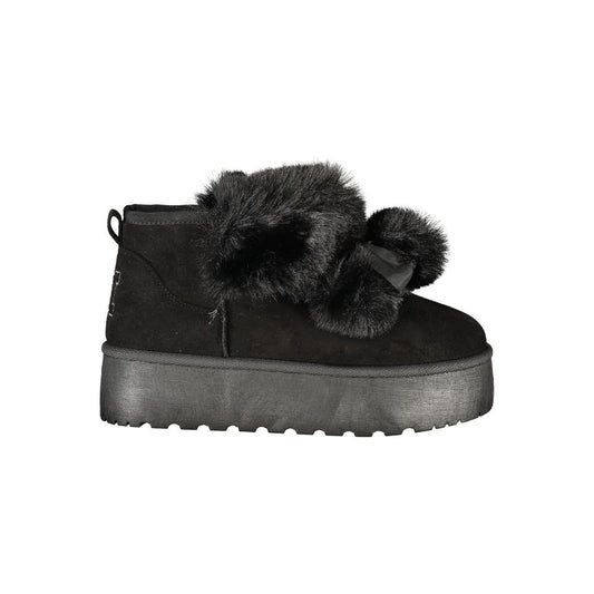 Laura Biagiotti Nero Polyester Woman Ankle Boot