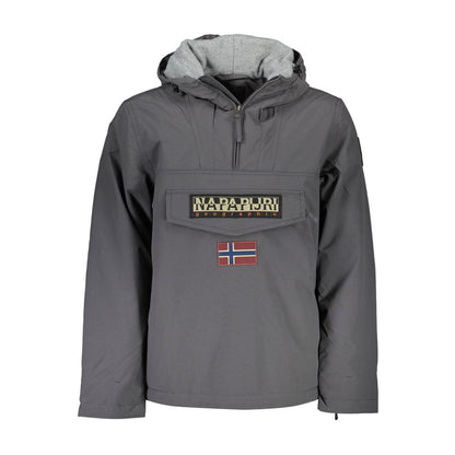 Napapijri Grigio Polyamide Men's Jacket