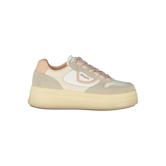 Blauer Bianco Polyurethane Women Sneaker 1728,67403481248,Blauer,EU36/US6,EU37/US7,EU38/US8,EU39/US9,EU40/US10,EU41/US11,New with tags,Platform - Sneakers - Shoes,Shoes,Sneakers - Shoes,White,Women