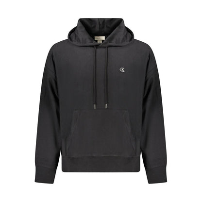 Calvin Klein Black Cotton Men Sweatshirt