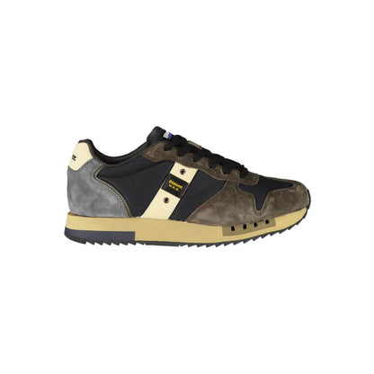 Blauer Blue Polyurethane Men Sneaker 1728,67403481248,Athletic - Sneakers - Shoes,Blauer,Blue,EU41/US8,EU44/US11,EU45/US12,Men,New with tags,Shoes,Sneakers - Shoes