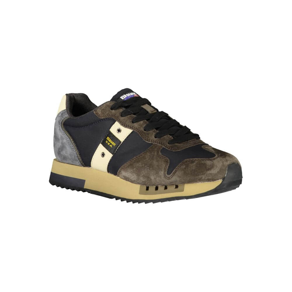 Blauer Blue Polyurethane Men Sneaker 1728,67403481248,Athletic - Sneakers - Shoes,Blauer,Blue,EU41/US8,EU44/US11,EU45/US12,Men,New with tags,Shoes,Sneakers - Shoes