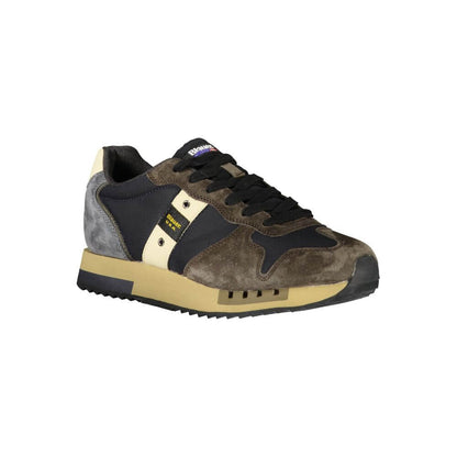 Blauer Blue Polyurethane Men Sneaker 1728,67403481248,Athletic - Sneakers - Shoes,Blauer,Blue,EU41/US8,EU44/US11,EU45/US12,Men,New with tags,Shoes,Sneakers - Shoes