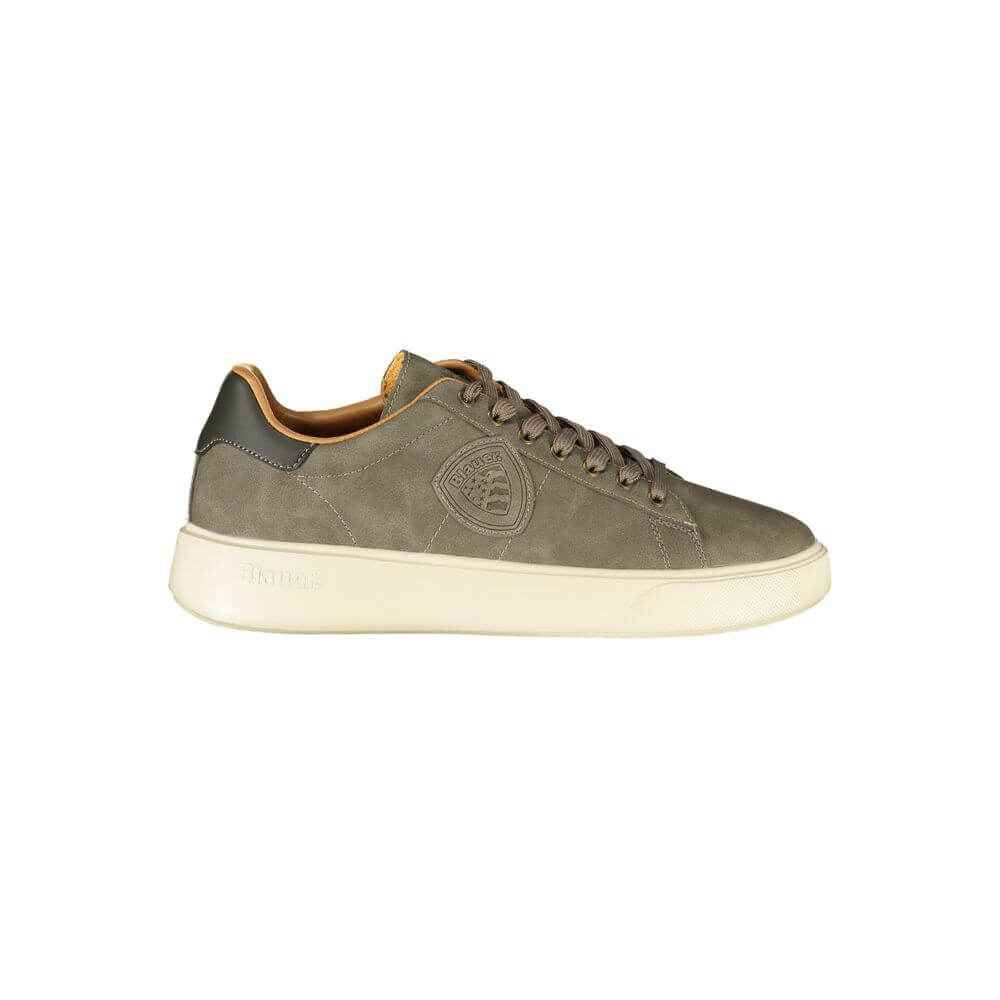 Blauer Grigio Polyurethane Men Sneaker 1728,67403481248,Blauer,EU41/US8,EU42/US9,EU43/US10,EU44/US11,Gray,Men,New with tags,Shoes,Sneakers - Shoes