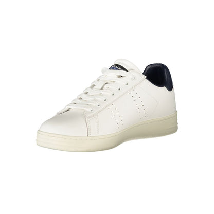 Blauer White Polyurethane Men's Sneaker 1728,67403481248,Athletic - Sneakers - Shoes,Blauer,EU40/US7,EU41/US8,EU42/US9,EU43/US10,EU44/US11,EU45/US12,EU46,Men,New with tags,Shoes,Sneakers - Shoes,White