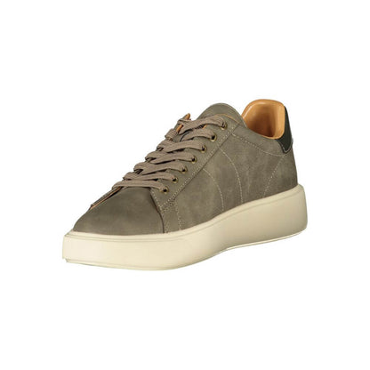 Blauer Grigio Polyurethane Men Sneaker 1728,67403481248,Blauer,EU41/US8,EU42/US9,EU43/US10,EU44/US11,Gray,Men,New with tags,Shoes,Sneakers - Shoes