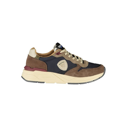 Blauer Blue Polyurethane Men Sneaker 1728,67403481248,Athletic - Sneakers - Shoes,Blauer,Blue,EU43/US10,EU44/US11,Men,New with tags,Shoes,Sneakers - Shoes