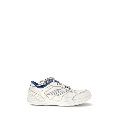 Balenciaga Gray Calf Leather Bos Taurus Athletic Sneakers 1728,72470364320,Athletic - Sneakers - Shoes,Balenciaga,EU43/US10,EU44/US11,EU45/US12,EU46/US13,Gray,Men,New with tags,Shoes,Sneakers - Shoes