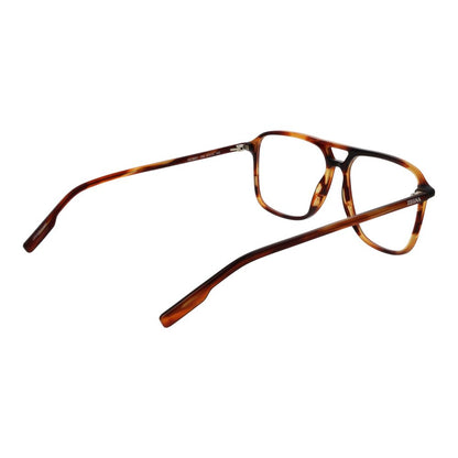 Ermenegildo Zegna Brown Acetate Glasses (Frames)