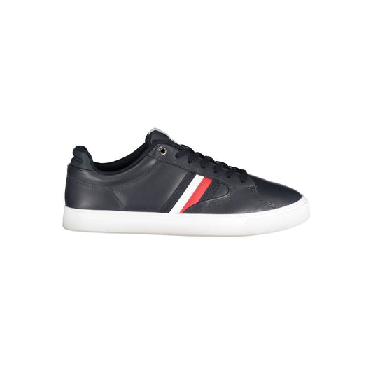 Tommy Hilfiger Blue Polyester Men Sneaker 1728,67403481248,Athletic - Sneakers - Shoes,Blue,EU40/US7,EU41/US8,EU42/US9,EU43/US10,EU44/US11,EU45/US12,EU46,Men,New with tags,Shoes,Sneakers - Shoes,Tommy Hilfiger