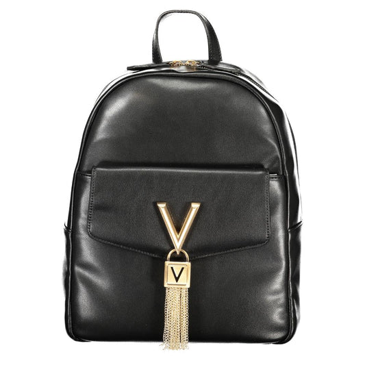 Mario Valentino Nero Poliuretano Women Backpack 1728,67403481248,Backpacks - Bags,Bags,Black,Mario Valentino,New with tags,Women
