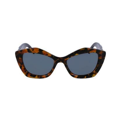Karl Lagerfeld Brown Acetate Sunglasses