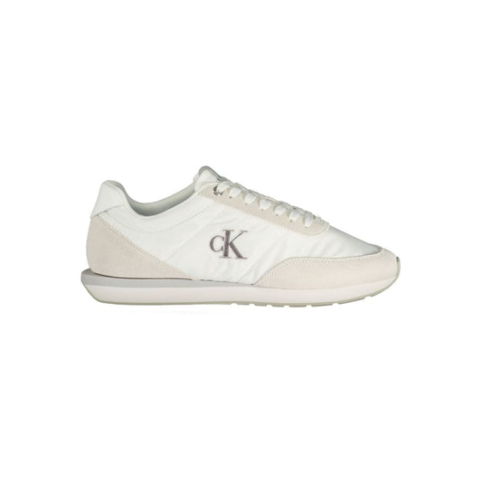 Calvin Klein White Recycled Polyester Men Sneaker 1728,67403481248,Athletic - Sneakers - Shoes,Calvin Klein,EU40/US7,EU41/US8,EU42/US9,EU43/US10,EU44/US11,EU45/US12,EU46,Men,New with tags,Shoes,Sneakers - Shoes,White