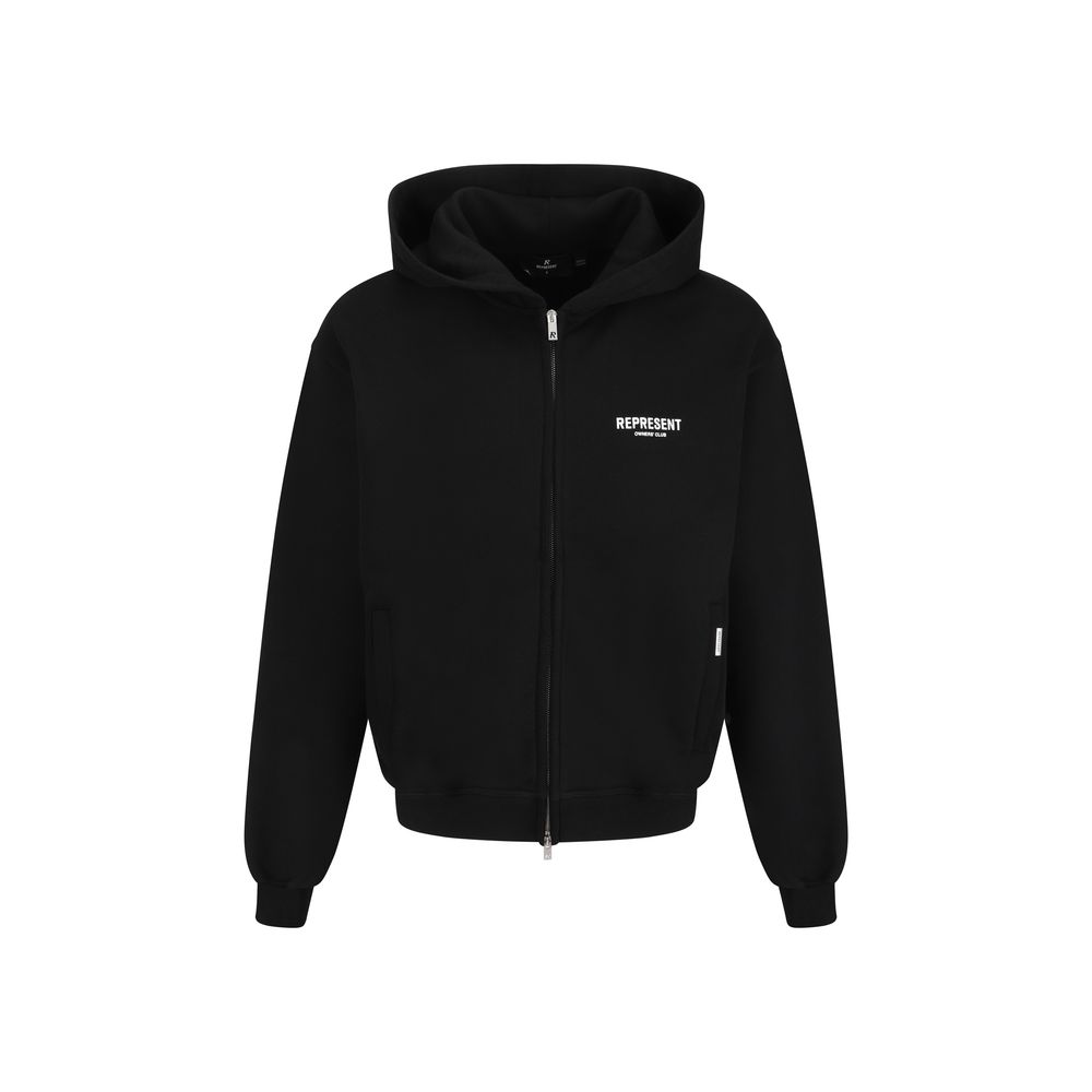 Represent Black Cotton Sweatshirt 1728,72470364320,Black,Clothing,Men,New with tags,Represent,Sweaters - Clothing,Sweatshirts - Sweaters - Clothing,XL