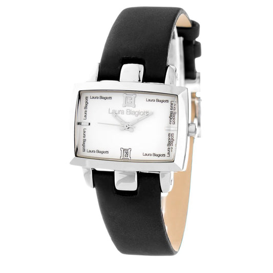 Laura Biagiotti Black Leather Dress Watch 1728,67434610848,Accessories,Black,Dress Watches - Watches - Accessories,Laura Biagiotti,Men,New with tags,Watches - Accessories