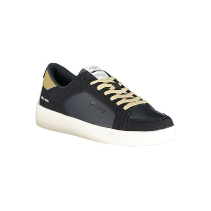 Gas Blue Polyurethane Men Sneaker 1728,67403481248,Athletic - Sneakers - Shoes,Blue,EU40/US7,EU42/US9,EU43/US10,EU44/US11,EU45/US12,Gas,Men,New with tags,Shoes,Sneakers - Shoes