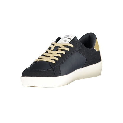 Gas Blue Polyurethane Men Sneaker 1728,67403481248,Athletic - Sneakers - Shoes,Blue,EU40/US7,EU42/US9,EU43/US10,EU44/US11,EU45/US12,Gas,Men,New with tags,Shoes,Sneakers - Shoes