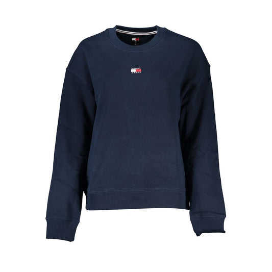 Tommy Hilfiger Blue Cotton Women Sweatshirt 1728,67403481248,Blue,Clothing,L,M,New with tags,S,Sweaters - Clothing,Sweatshirts - Sweaters - Clothing,Tommy Hilfiger,Women,XL,XS