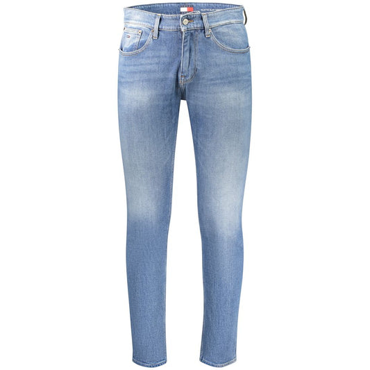 Tommy Hilfiger Blu Cotton Men Jeans 1728,67403481248,Blue,Clothing,Jeans Denim - Clothing,Men,New with tags,Slim Fit Jeans - Jeans Denim - Clothing,Tommy Hilfiger,W28 | L32,W29 | L32,W30 | L32,W31 | L32,W32 | L32,W33 | L32