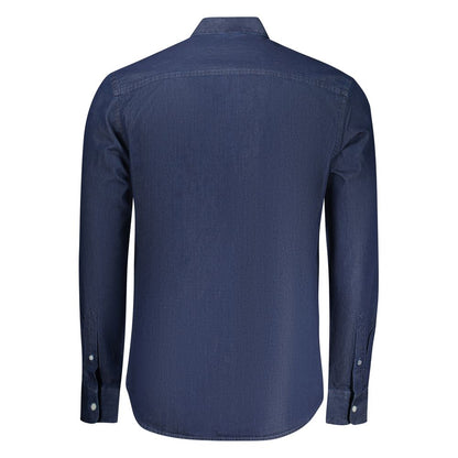 North Sails Blue Cotton Men's Shirt