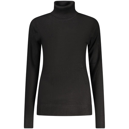 Norway 1963 Black Viscose Women Sweater 1728,67403481248,Black,Clothing,L,M,New with tags,Norway 1963,Sweaters - Clothing,Turtlenecks - Sweaters - Clothing,Women,XL,XXL