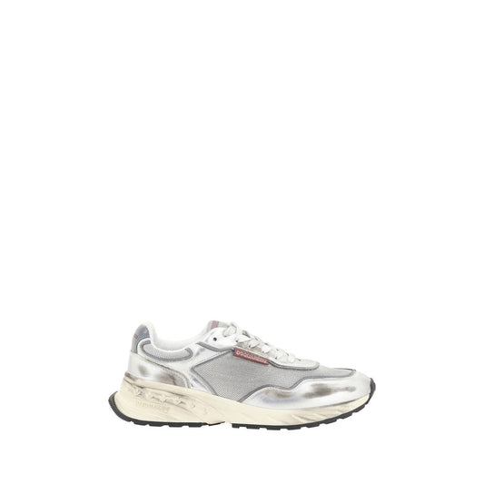 Dsquared² White Calf Leather Bos Taurus Sneakers 1728,72470364320,Athletic - Sneakers - Shoes,Clothing,Dsquared²,EU40/US7,EU41/US8,EU42.5/US9.5,EU42/US9,EU43.5/US10.5,EU43/US10,EU44/US11,Men,New with tags,Shoes,Sneakers - Shoes,White