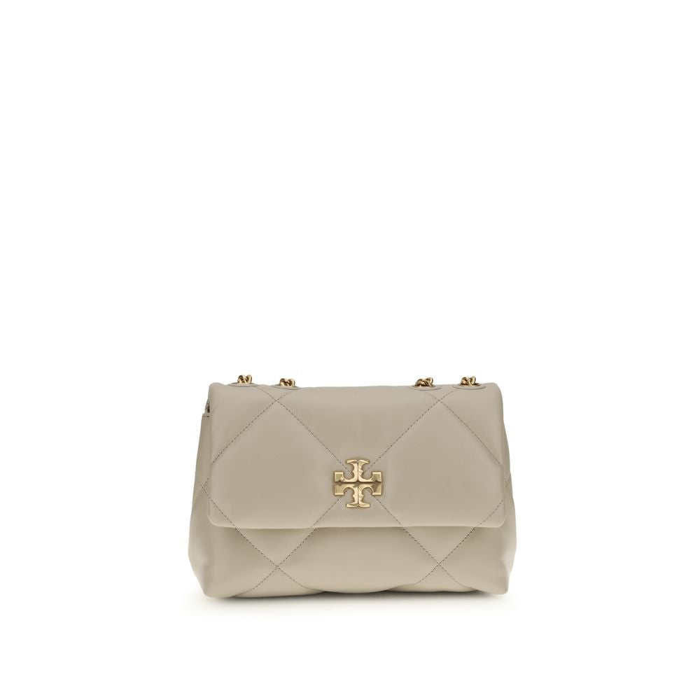Tory Burch Beige Calf Leather Bos Taurus Shoulder Bag