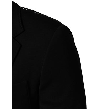 Dolce & Gabbana Black Wool Single Breasted 2 Button Blazer 1728,67345645728,Black,Blazers - Suits & Blazers - Clothing,Clothing,Dolce & Gabbana,IT46 | S,Material: 08%PA+92%WV,Men,New with tags,Suits & Blazers - Clothing
