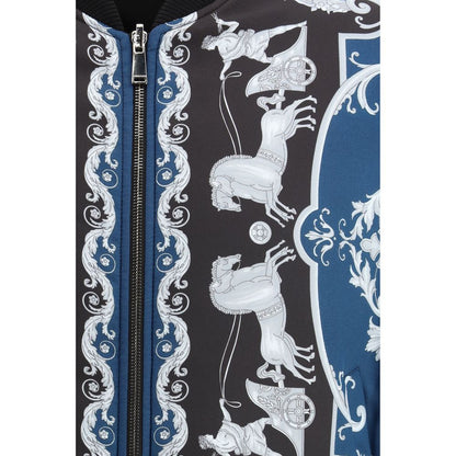 Versace Black Polyamide Bomber