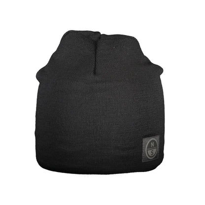 North Sails Black Wool Men Cap