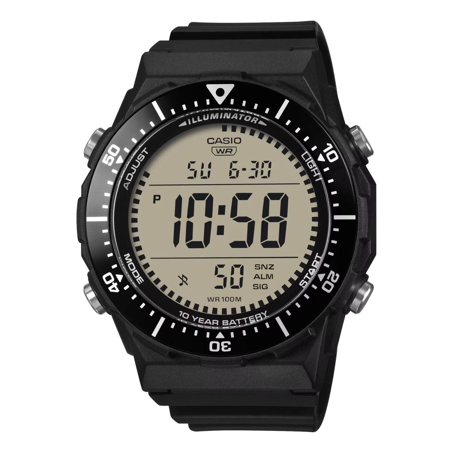 CASIO COLLECTION Mod. DIVER - New Case LCD Gent,READY STOCKED WATCHES,Wristwatch